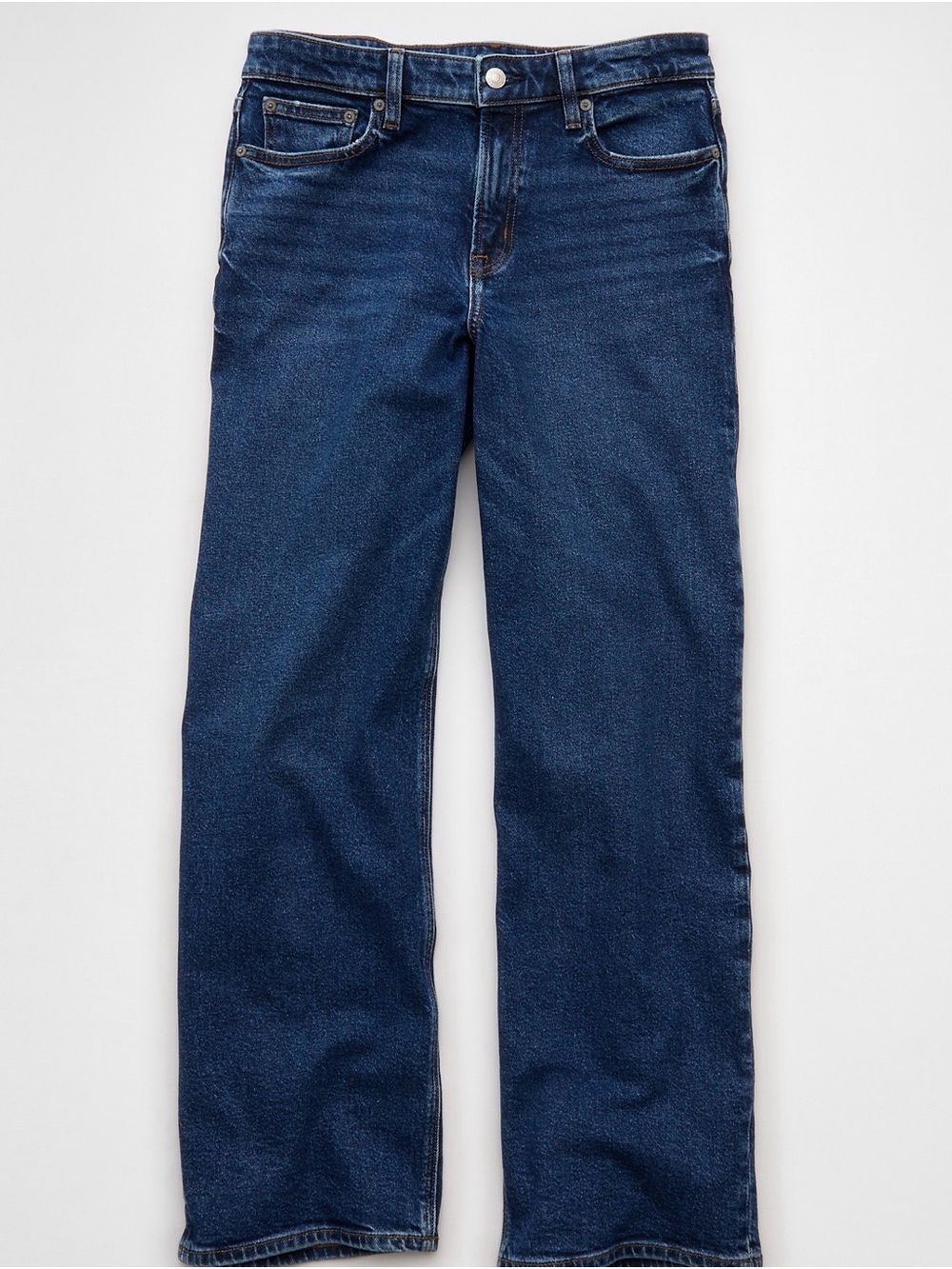 American Eagle High-Waisted Stovepipe Jeans 00 Short - Darkest Dazzler